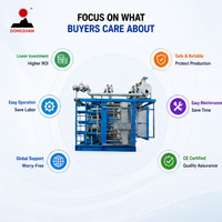 Machine de moulage de boîtes en polystyrène industrielles - Machine entièrement automatique pour la fabrication de boîtes à légumes/fruits de mer