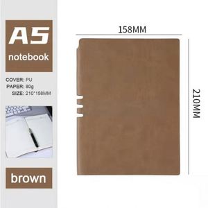Free Sample Office Supplies Journal Custom Leather Hardcover Notebook 100 Sheets Personalized Branded <b>Gift</b> - Product Image 3