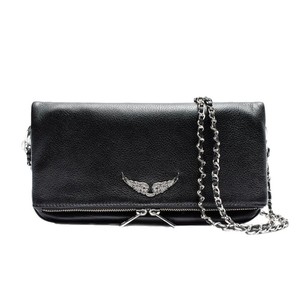 Nuova <span class=keywords><strong>Borsa</strong></span> Retrò da Donna ZV Classica <span class=keywords><strong>Nera</strong></span> 2026, <span class=keywords><strong>Borsa</strong></span> a Spalla/Tracolla alla Moda <span class=keywords><strong>con</strong></span> Catene, Fodera in Poliestere, Due Cinghie, Chiusura a Coperchio - Product Image 5