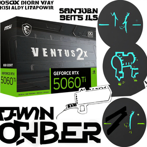 การ์ดจอใหม่สำหรับเล่นเกม RTX 5060 Ti 8GB Ventus 2X OC Plus (PCI Express 2602MHz DisplayPort 2.1a) - Product Image 3