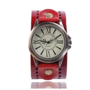 Factory Outlet Cheap Price Women's Watches Quartz Movement Fashion Casual Wristwatch Leather Band Quartz Watches
