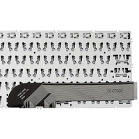 Notebook untuk Dell Inspiron 13 7000 7390 7391 2-in-1.Inspiron 14 5406 2-in-1 5408 Tanpa Bingkai Laptop Keyboard Internal Hitam