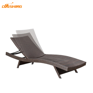 Bán Buôn Sang Trọng Mặt Trời Lounger Có Thể Điều Chỉnh PE Mây Dễ Dàng Lắp Ráp Đồ Nội Thất Ngoài Trời Ngả Thuộc Da Bơi Hồ Bơi Lounger Ghế - Product Image 2