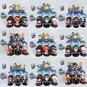 Miyamoto mũ rơm Anime Luffy solon phiên bản Q Đội Trưởng Qiao Ba chao Đồ chơi mô hình quy mô 1:12 PVC Bộ Đồ chơi hộp mù tuổi 14 + - Product Image 2