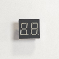 Afficheur LED 7 segments 0,36 pouce, 2 chiffres, lumière rouge, haute luminosité, lecture claire, mini-appareil électronique, affichage de l'état à double chiffre