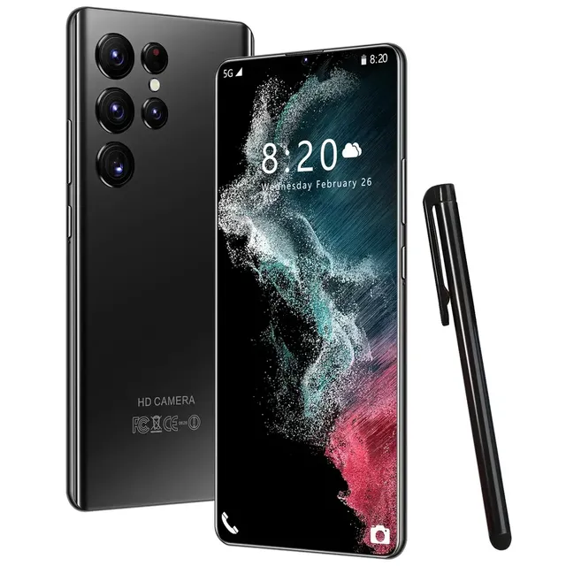 Hot Selling S23 ULTRA Original 16GB+1TB 6.7 Inch 48MP+100MP 5G High Quality Android 12 Smart Cell Phone