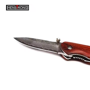 سكين فولاذية قابلة للطي عالية الجودة من الفولاذ المقاوم للصدأ للتخييم والصيد التكتيكي في الهواء الطلق سكين داسكوس - Product Image 2