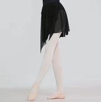 Jupe de danse élastique pour adulte 2026, 4 couleurs, pour ballet, gymnastique et yoga, en maille, à enfiler