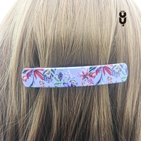 Harucanyuan — Barrettes pour petites filles, avec impression UV personnalisée, Clips pour cheveux en forme de fleur, pour enfants