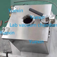 SS304 SS316 aluminium rectangulaire carré vide CF UHV sphérique cylindrique laboratoire thermique chambre de dégazage sous vide