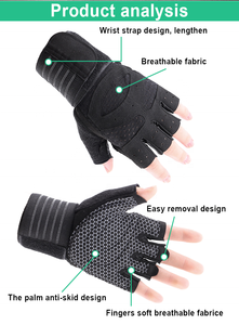 Nuovi <span class=keywords><strong>Guanti</strong></span> Personalizzati per Sollevamento Pesi Uomo Donna, <span class=keywords><strong>Guanti</strong></span> da Palestra per Allenamento, <span class=keywords><strong>Bodybuilding</strong></span> e Fitness con Supporto per il Polso - Product Image 6