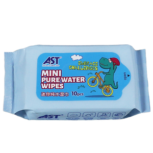 Toallitas Húmedas para Bebé OEM Mini, Paquete de Viaje de 100 Unidades (10 Paquetes x 10 Unidades), para Manos y Boca, Toallitas Húmedas Seguras para el Cuidado del Bebé con Tapa - Product Image 2