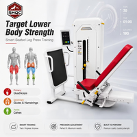 Máquina de prensa de piernas digital inteligente horizontal con resistencia motorizada y pantalla táctil para entrenamiento de piernas, equipo de gimnasio comercial al por mayor
