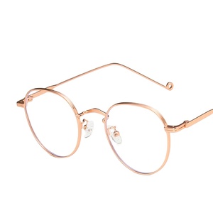 Jenny chống màu xanh Wu xin Jin Retro hợp thời trang Kính mắt khung mới với ánh sáng kim loại nghệ thuật khung phẳng gương retro phong cách bởi haroeyewear - Product Image 3