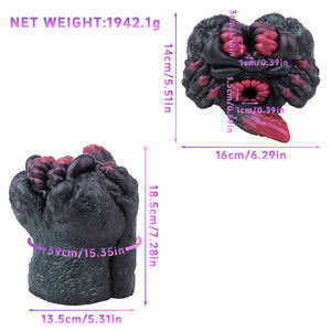 GEEBA Monster Half-Body Big Ass Mold Fantasy Sex Doll Lifelike Vagina Silicone Male Prostate Massage Masturbator Toys Wholesale - Product Image 5