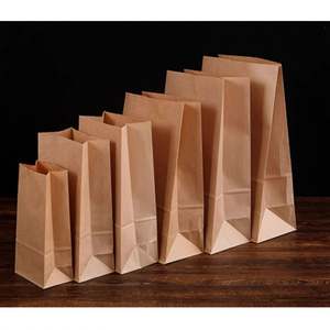 Bolsas de Papel Kraft Marrón Desechables al por Mayor con Fondo Cuadrado para Pan, Sándwiches y Comida para Llevar - Product Image 2