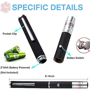Factory Wholesale <b>Cat</b> Laser Pointer <b>Interactive</b> <b>Cat</b> Laser Teaser Exerciser <b>Toy</b> - Product Image 4