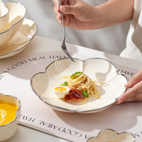 Service de table en céramique créatif, vaisselle de luxe