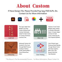 Carnet A5 personnalisable avec impression de logo en cuir souple de haute qualité pour carnet professionnel de bureau