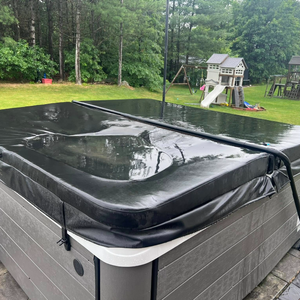 Couverture <span class=keywords><strong>de</strong></span> <span class=keywords><strong>spa</strong></span> en PVC, tissu imperméable et stabilisé aux UV pour une <span class=keywords><strong>protection</strong></span> extérieure durable - Product Image 3