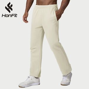 Baggy Jogger pour hommes sport entraînement pantalon droit lourd logo personnalisé homme respirant pantalon de survêtement décontracté - Product Image 4