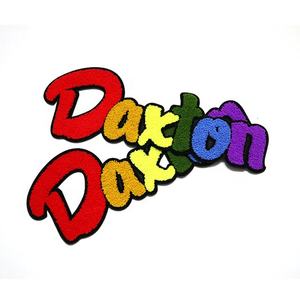 Toppe in ciniglia personalizzate con <span class=keywords><strong>lettere</strong></span> universitarie termoadesive - Product Image 5