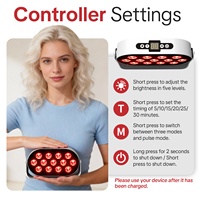 Lampe de luminothérapie rouge de bureau à LED rechargeable pour le visage, 13 LED, appareil de luminothérapie à LED, vente chaude