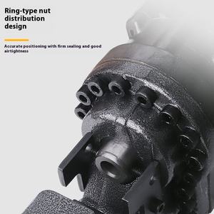 Punzonatrice elettrica portatile a MHP-25 MHP-20 per canali angolari in acciaio ferro a braccio incrociato veloce trapano a percussione idraulico - Product Image 2