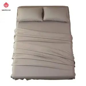 solid color design sale cheap 1800 thread count 90GSM microfiber fitted bed sheets set online for home textile
