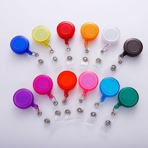 X57 Hot-selling Colored Ordinary Belt <b>Clip</b> ABS Retractable Key Holder <b>Badge</b> Reel ID Card <b>Clip</b> - Product Image 4