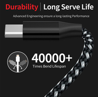 Câble USB de charge rapide 3A à bas prix en gros, compatible avec iPhone 13 Pro Max Mini, câble de synchronisation de données de charge rapide pour téléphone