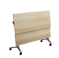 LEADCOM LS-4-6 Mobilier de bureau pliable et mobile, table de formation, table de réunion, table de conférence à plateau rabattable avec structure de table