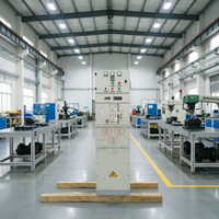 Appareillage de distribution d'énergie triphasé modulaire 630A, isolé au gaz SF6 12kV, prêt pour les réseaux intelligents, en coffret métallique, IP67, RMU