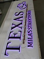 Lettres en métal LED 3D personnalisées rétroéclairées en acier inoxydable pour enseigne extérieure de magasin, publicité, entreprise, transformateur, bureau/mariage