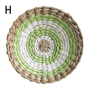 <span class=keywords><strong>Panier</strong></span> mural décoes décorations de maison bleues choses macramé Dip Dye suspendu décor de chambre d'été esthétique jonc de mer paniers en <span class=keywords><strong>osier</strong></span> - Product Image 4