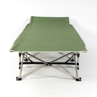 OEYTREE tente pliante Portable légère lit de couchage en plein air lits de Camping avec coussin épais confortable