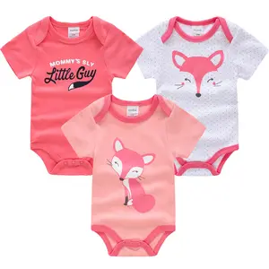 Best Sell 3pcs Baby Girl Clothes Cotton Baby Romper For Boy