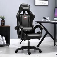 Chaise de bureau de luxe noire, rose, rouge, pivotante, massante, d'occasion, pour gaming, neuve ou d'occasion, en promotion