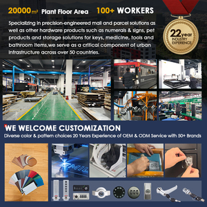 Cassetta Postale da Esterno Impermeabile in Acciaio Montata a Parete con Rivestimento in Polvere, Design Durevole ed Elegante - Product Image 6