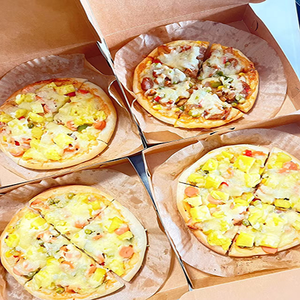 6/7/8/9 inch bánh pizza Hộp Tùy chỉnh logo thương hiệu sóng dày lát lấy đi hộp bánh Pizza cho cửa hàng bánh Pizza Giao hàng bao bì - Product Image 5