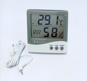 High Quality Large Display Digital Hygrometer & <b>Thermometer</b> In/Out CE Approved - Product Image 5