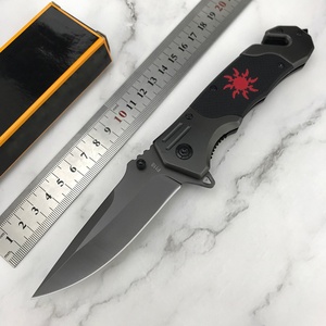 Couteau pliant de poche F118 pour l'extérieur, acier 5Cr13Mov, manche G10, DIY OEM, camping, sauvetage, chasse - Product Image 6