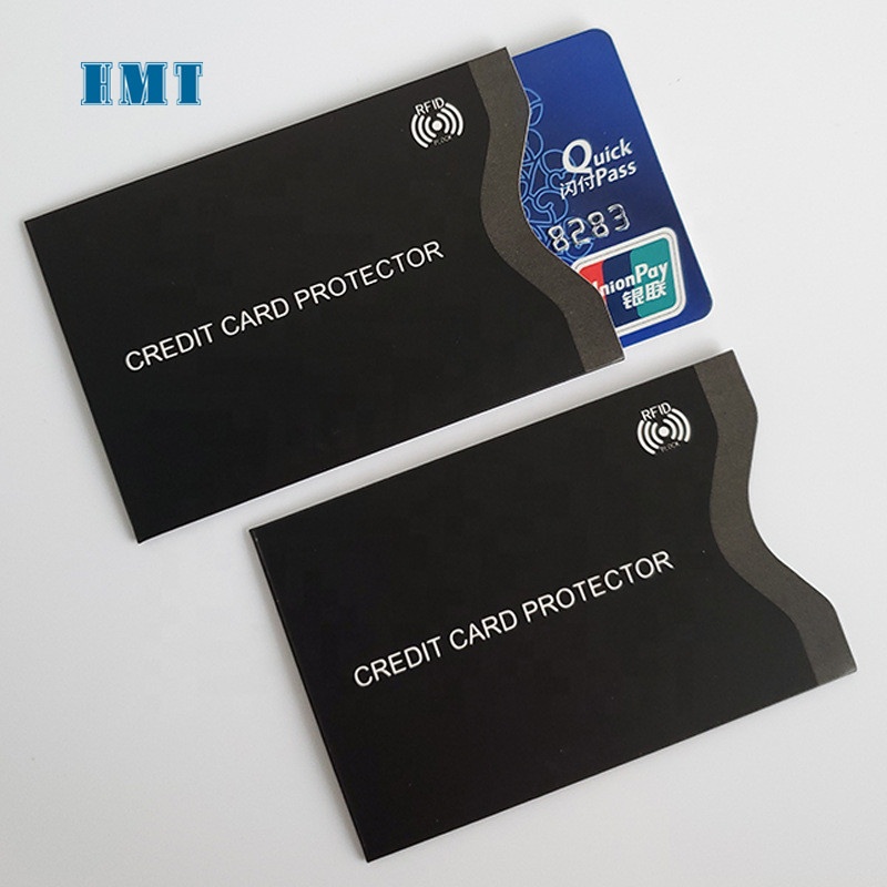 custom rfid credit card sleeves Set of 20 Blocking 16 & 4 Passport Protector Sleeves These custom products can keep your credit cards safe from unwanted card readers and the aluminum mesh screen sleeves will protect the Radio Frequency ID Chips effectively Custom RFID Blocking Sleeve |