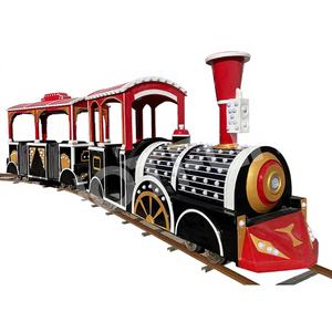 Tren Turístico Eléctrico de Acero con Certificación CE para Exteriores, Parques Públicos, Patios Traseros, Centros Comerciales, Directo de Fábrica - Product Image 1