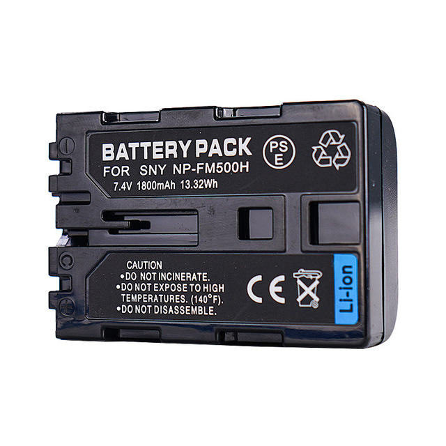 Camera Battery NP-FM500 NP-FM500H Li-Ion Battery For Sony A200 A350 A450 A550 A700 A850 A900 7.4V 1800mAh 13.32WH
