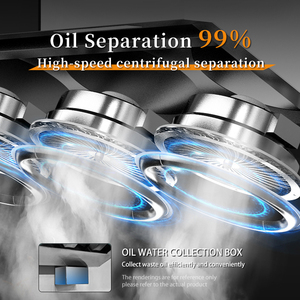 Hotte de cuisine professionnelle à circulation interne sans conduit en acier inoxydable, Hotte aspirante intelligente à aspiration descendante - Product Image 5