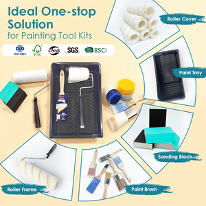 <span class=keywords><strong>Rodillo</strong></span> de Pintura Personalizado de 4 Pulgadas, 7 Pulgadas, 9 Pulgadas, 12 Pulgadas y 18 Pulgadas, de Alta Calidad, 100% Poliamida Tejida, Herramientas de Pintura <span class=keywords><strong>para</strong></span> el Hogar - Product Image 3