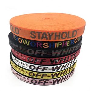 Custom Nylon Polyester <b>Webbing</b> for Garments Shoes Bags Band Storage Basket and Car Seat Belt - Product Image 4