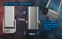 Projecteur X8 1080p/720p Full HD Home Cinéma Mini Android 11 200 Lumens Stéréo HIFI WiFi BT