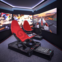 GY080 ODM Équipement de simulation de course automobile à haute capacité, cockpit de simulation de course automobile, siège de conduite pour PC, Playstation 2/3, Wii, Xbox 360